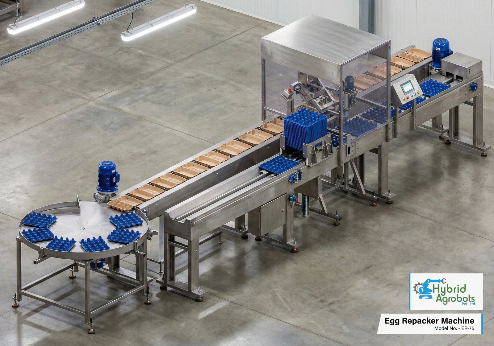 Egg Packing / Repacker Machine
