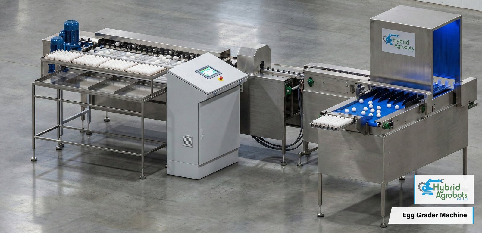 Automatic Egg Weighing & Grading Machine, view 2