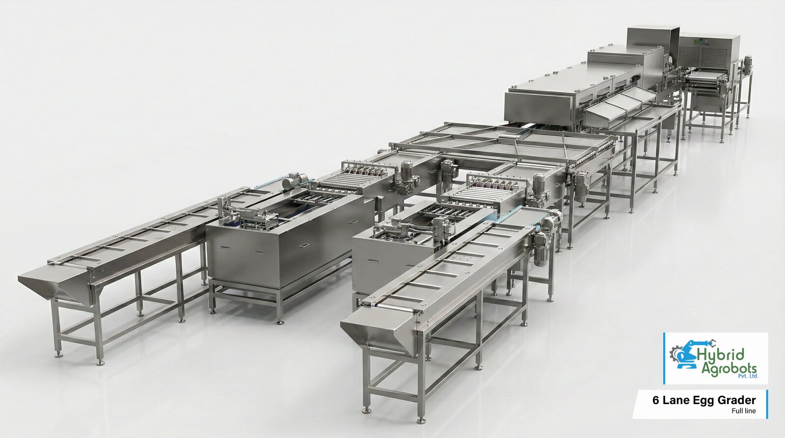 Automatic egg weighing and grading machine